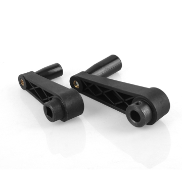 Black Mechanical Protaper Pull Crank Rotating Handles for Material Handling Mobile