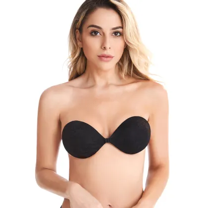 Women mature Strapless backless wireless bra