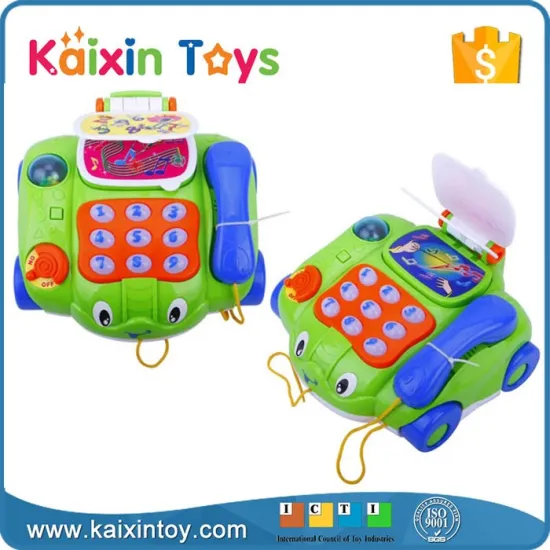 B/O phone car with music telephone vehicle toy for kids