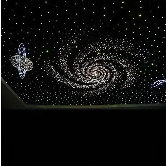 LED Fiber Optic Star Ceiling Light Kit with Acoustic Panel for Immersive Home Cinema