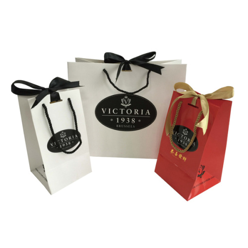 New design luxury fashion paper shopping bags