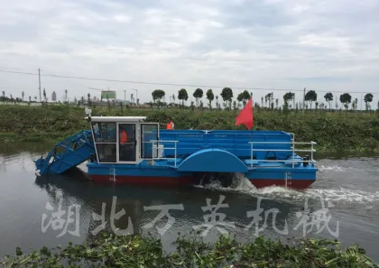CS0803 Full Automatic water hyacinth harvester River cleaning ship