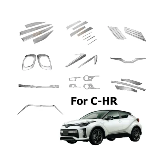 OEM Car Decoration Accessories for Toyota C-HR: Bumper Protector, Door Sill, and Rear Gate Trim