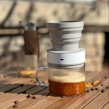 Battery Operated 2-in-1 Coffee Maker: Hot Coffee & Cold Brew in One