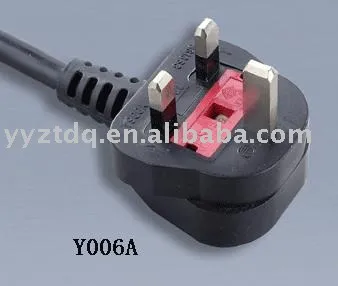 UK 3 pin power cord