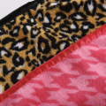 Makeup removal leopard printed towel