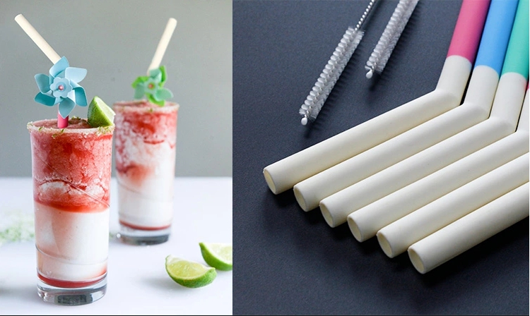 clear silicone straw 