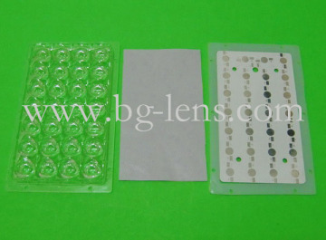4x7 28W street light led lens B with PCB and thermal pad