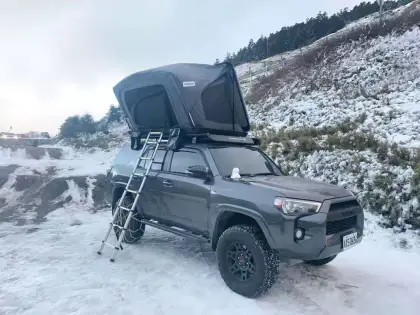 Semi-Automatic Hard Shell Roof Top Tent - DIY Car Roof Tent