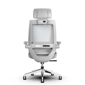Modern Intelligence Officer Chair with Half-Mesh Chrome Metal Nylon Foams for Office Furniture