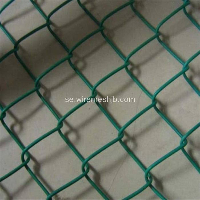 PVC Coted Chain Link Fence Rolls För Lekplats