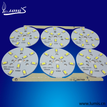 10 PCS 5730 aluminio PCB para 5W LED bombilla