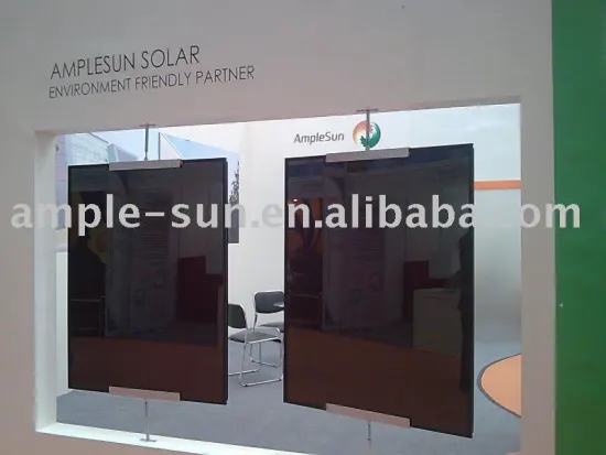 100W amorphous silicon thin-film solar module, high efficiency solar module