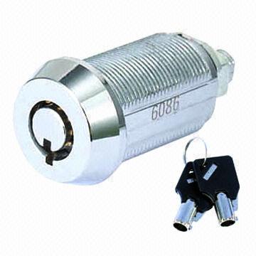 Seven Ball Tubular Key/Cam Lock with 10,000 Combinations, 180 or 90 Degrees Rotation Angle
