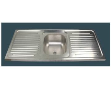 Ss201 Material 1520*305*520mm Single Bowl Kitchen Sink Sy-12050