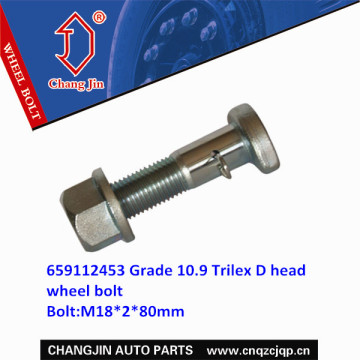 Grado 10.9 Trilex D Bullone della ruota testa