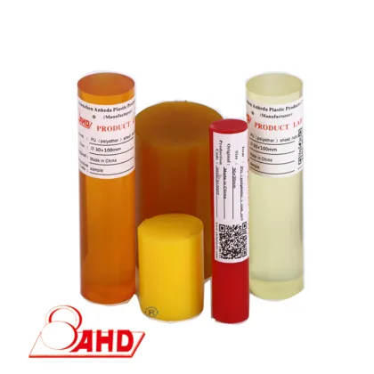 Natural Red Yellow Tea PU Rod Rubber Round