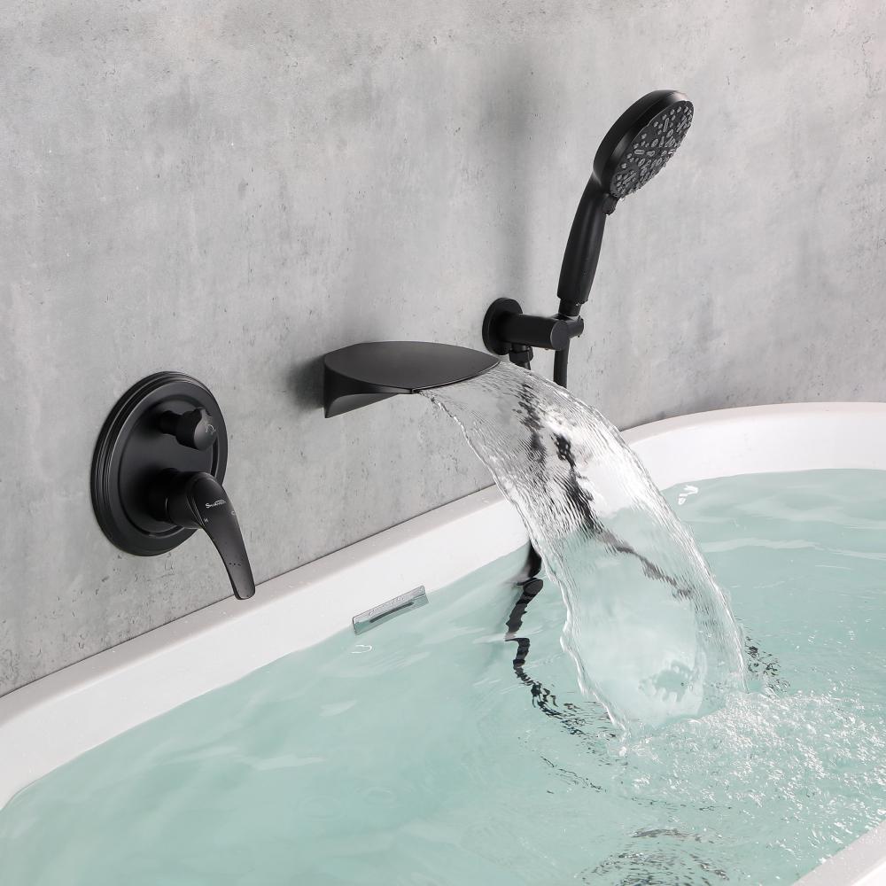 Wall mount tub faucet 88026b 1