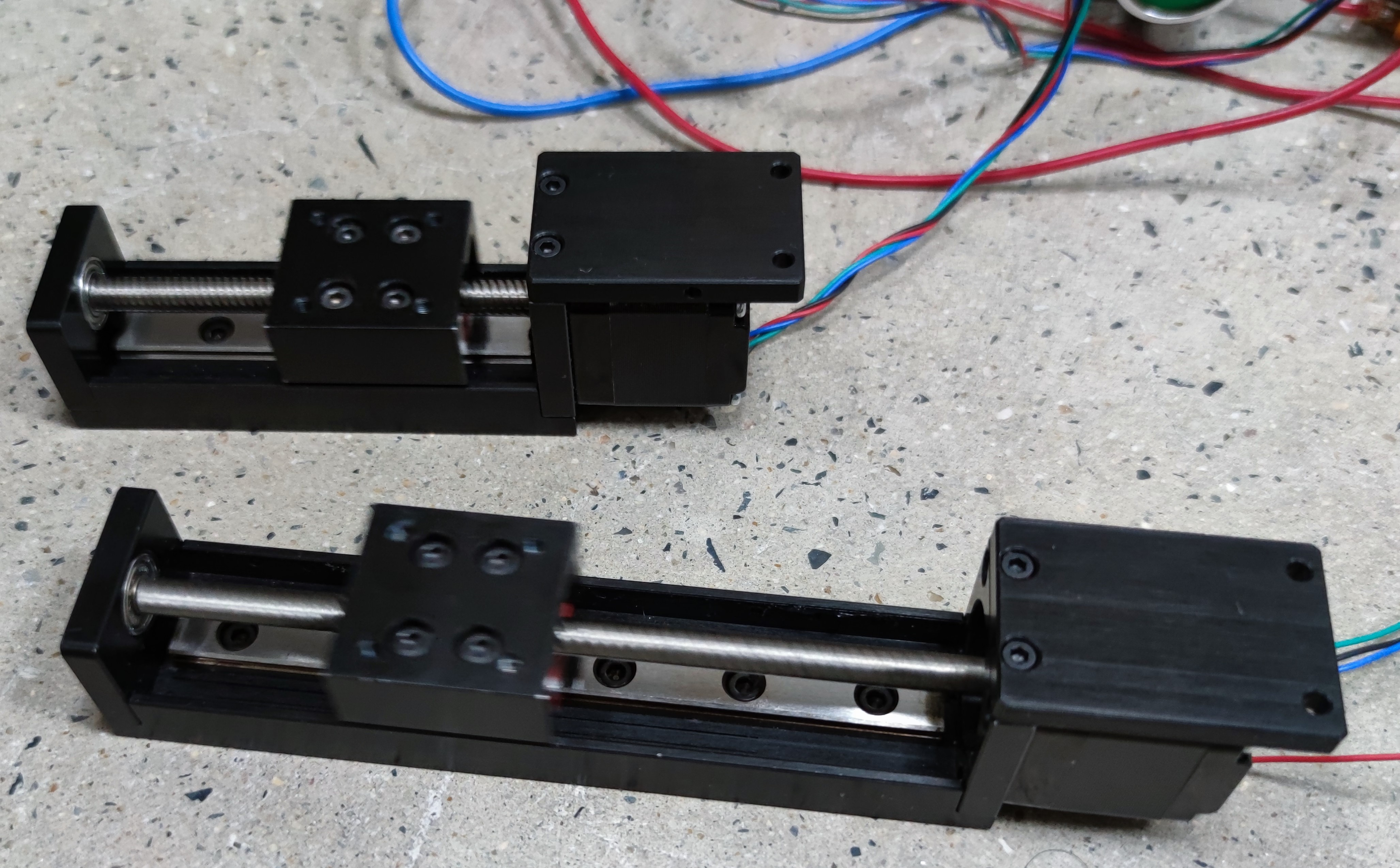 Stroke 90mm Ledskruv Stepper Motor Slide Table