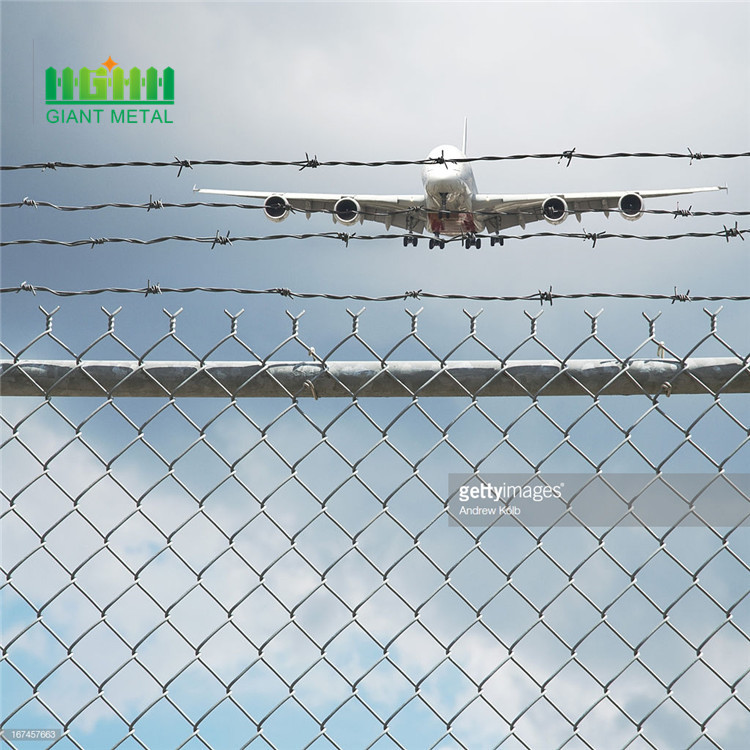 Security perimeter welded airport