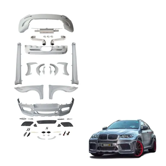 BMW X6 E71 Body Kit: Front and Rear Bumper Assembly HM Style PP Plastic Upgrade Parts