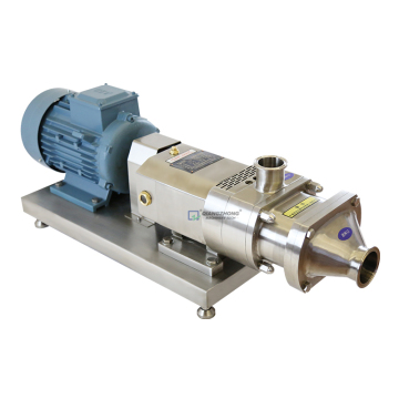 Food-Grade Sanitary Stainless Steel Twin Screw Pump for High Viscosity Chocolate Paste and Liquid Transport