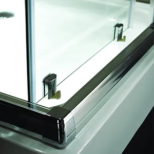 Dubai standard stainless steel sliding shower screen parts JK6403