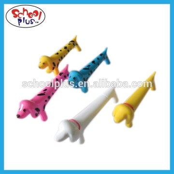 Novelty dalmatian dog shaped promotional ball pen for children