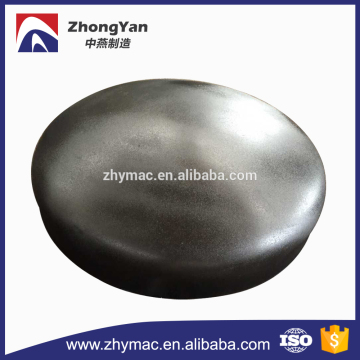 ASME B16.9 butt weld large steel pipe end cap