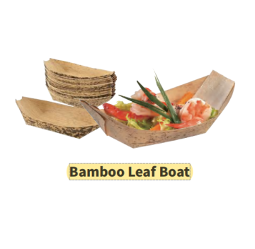 Bamboo Leaf Boat Container