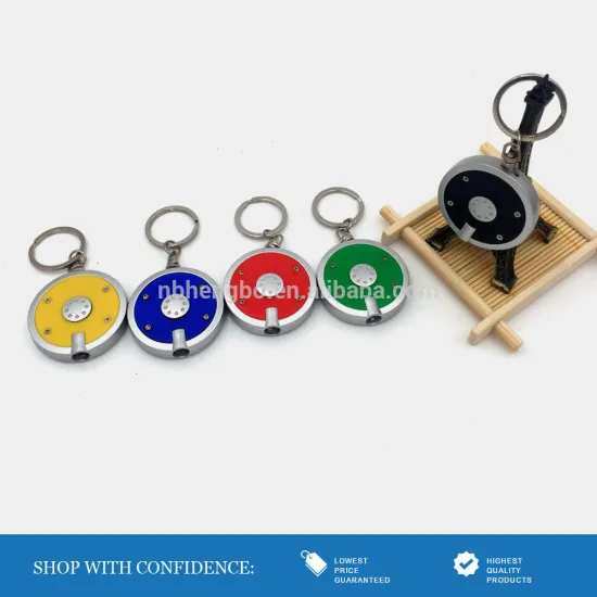 china manufacture plastic torch light key chain