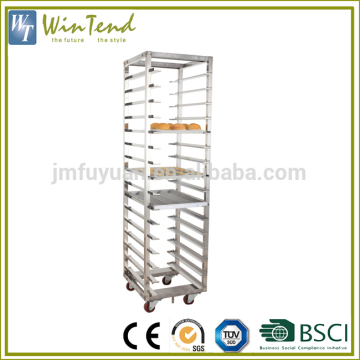 Flat-packing trolley pastry commercial bread rack for commercial kitchen