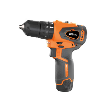 12V Lithium Ion Cordless Drill Kit with Brushless Motor and Impact Function