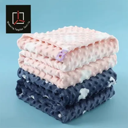 knit minky baby blanket for newborns