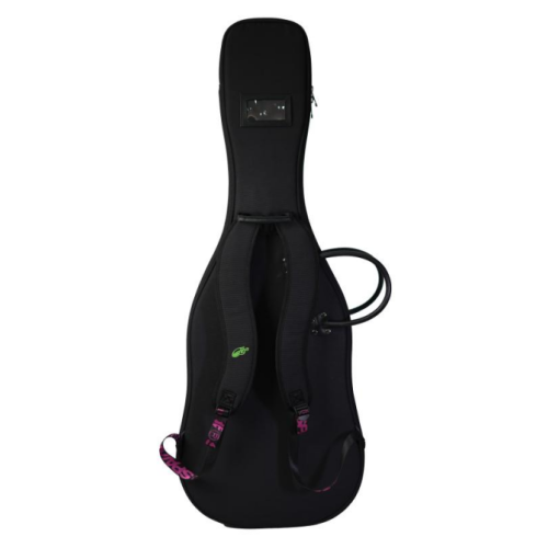 Streifenmuster Bass -Gitarrenbeutel mit Seitengriff