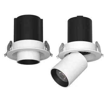 Adjustable LED Full-Spectrum Downlight with Stretchable and Porch Mural Spotlight Functionality