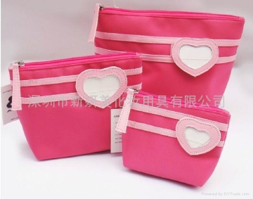 Cosmetic Bag Pink Makeup Bag