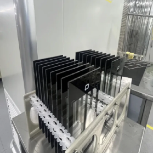 Vidro de tampa agregável com desempenho visual aprimorado