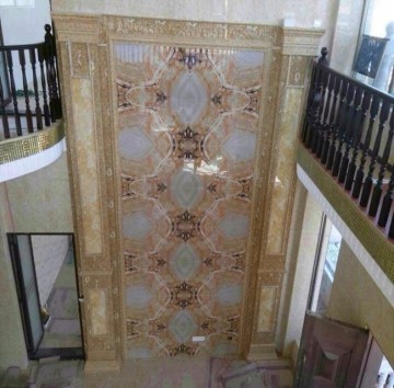 UV coating pvc marble board