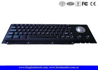 Custom Dust-Proof Black Metal Keyboard 63 Keys With Panel M