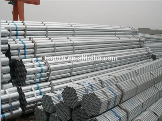 hot dip galvanized welded low carbon steel tube price