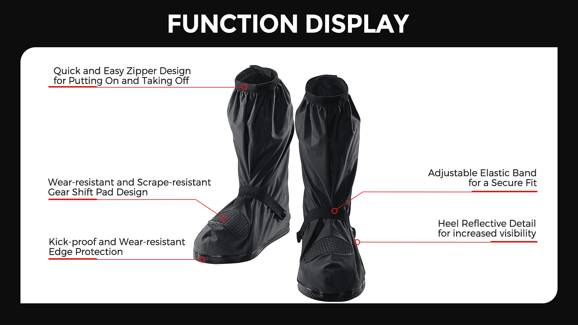 waterproof motorcycle boot covers