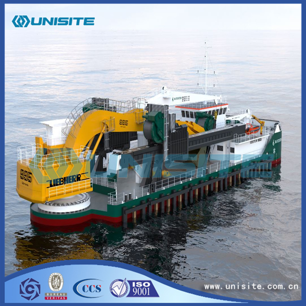 Bucket marine chain dredger