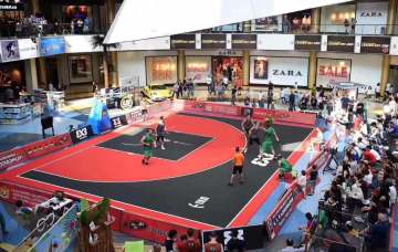 Enlio FIBA approved SES 3x3 basketball court flooring