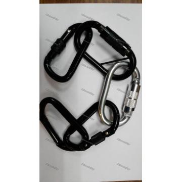 2.3T Heavy Duty Black-Coating Carabiner