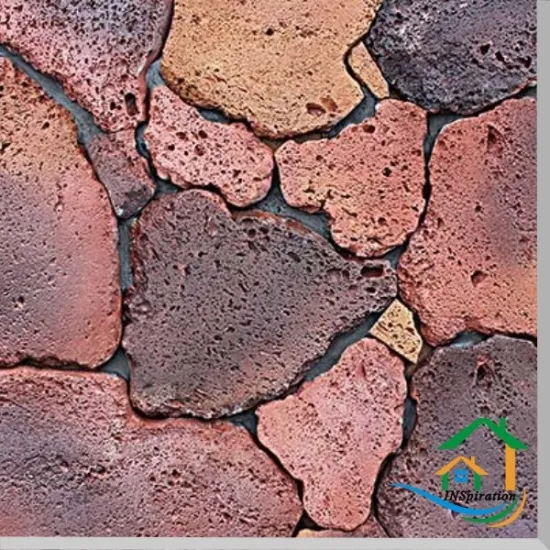 Volcanic rock exterior wall cladding designs