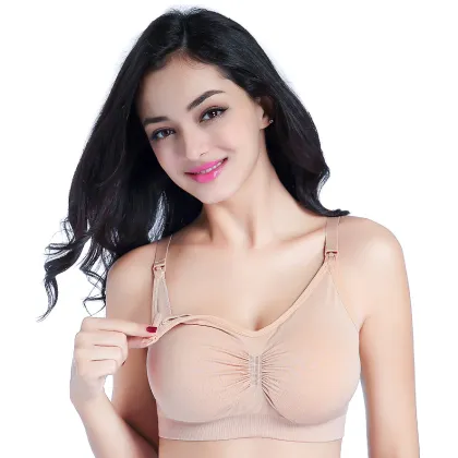 Comfortable Stretchy Soft Wire-Free Maternity Bra for Breastfeeding