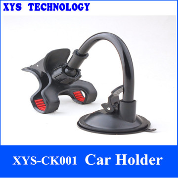 360Degree Roration Adjustable Soft Tube Mobilephone Car Holder,Dual Clip Universal Mobile Phone Windshield Car Holder