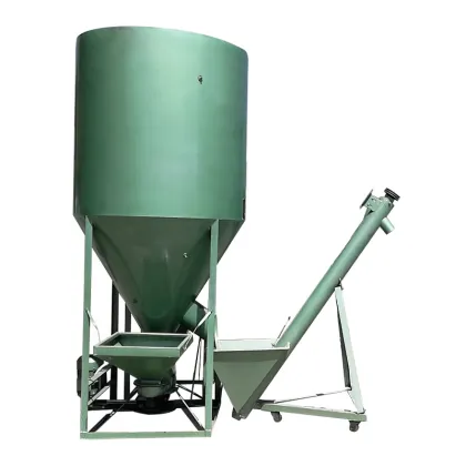 Vertical TMR Feed Mixer for Farmland Drum Poultry Animal Feed Mill