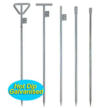 High-Performance Zinc Earth Rods for Factory Direct Sales: Hot-Dip Galvanizing Ground Rods for Lightning Protection and Grounding
